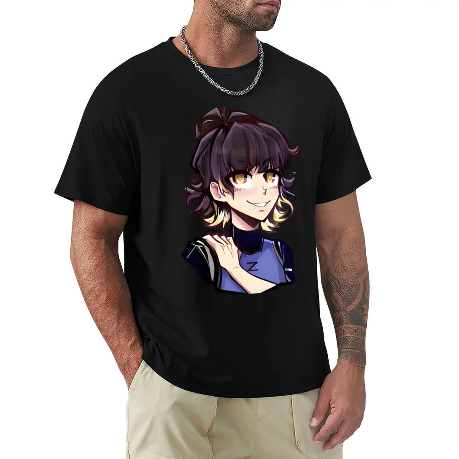 Meguru Bachira T-Shirt t shirts for man pack cotton T-Shirt