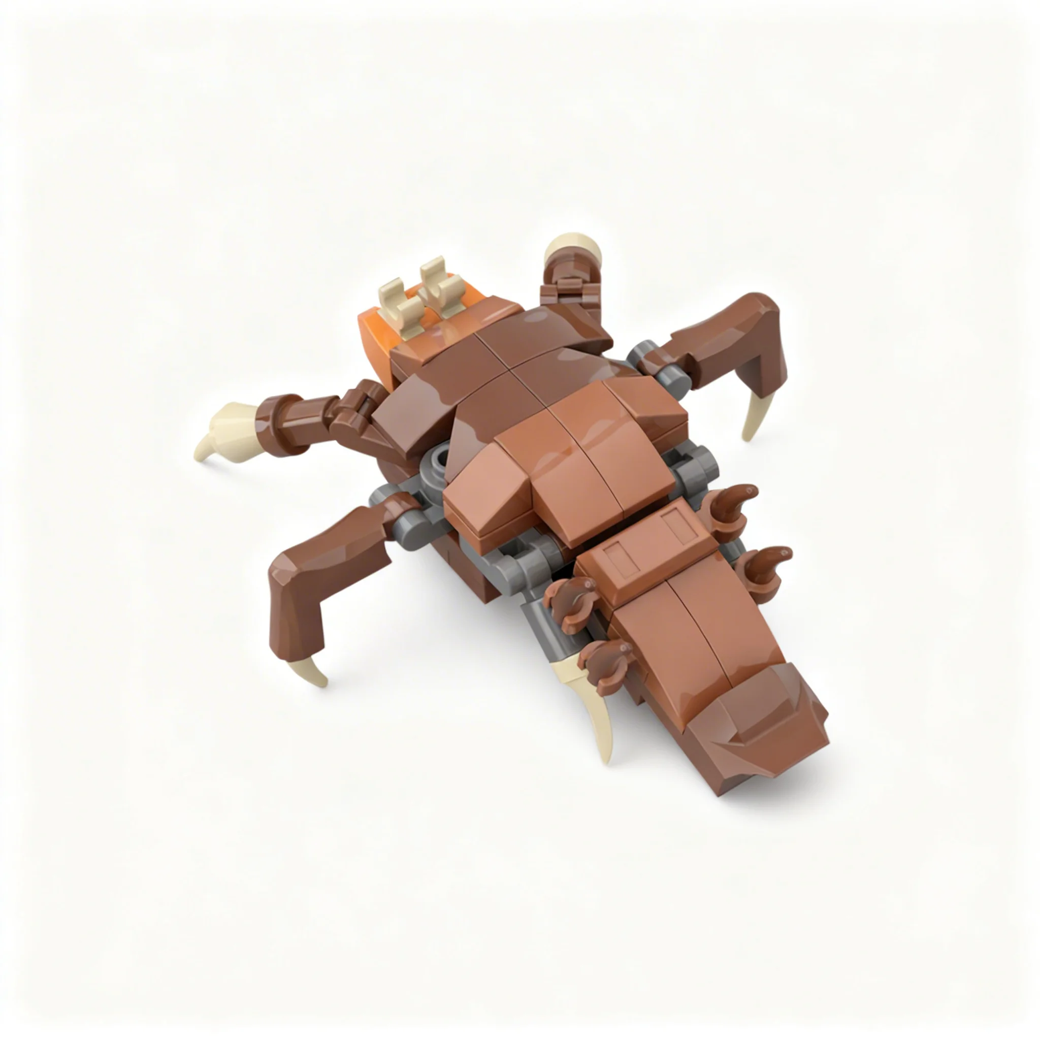 70pcs MOC Games Zerg Broodling Model Toy Building Blocks Christmas Gift Construction Brick Collection 3D DIY Birthday Creative