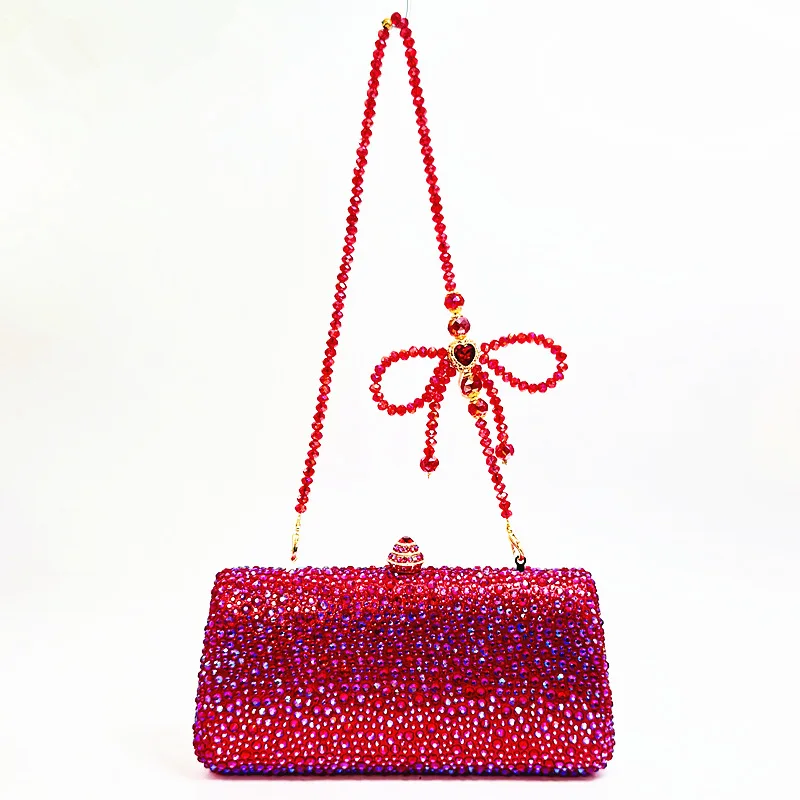 

Элегантный стиль, вечерний клатч с кристаллами, блестящий бриллиант, кошелек через плечо, свадебная сумочка, великолепные вечерние кошельки