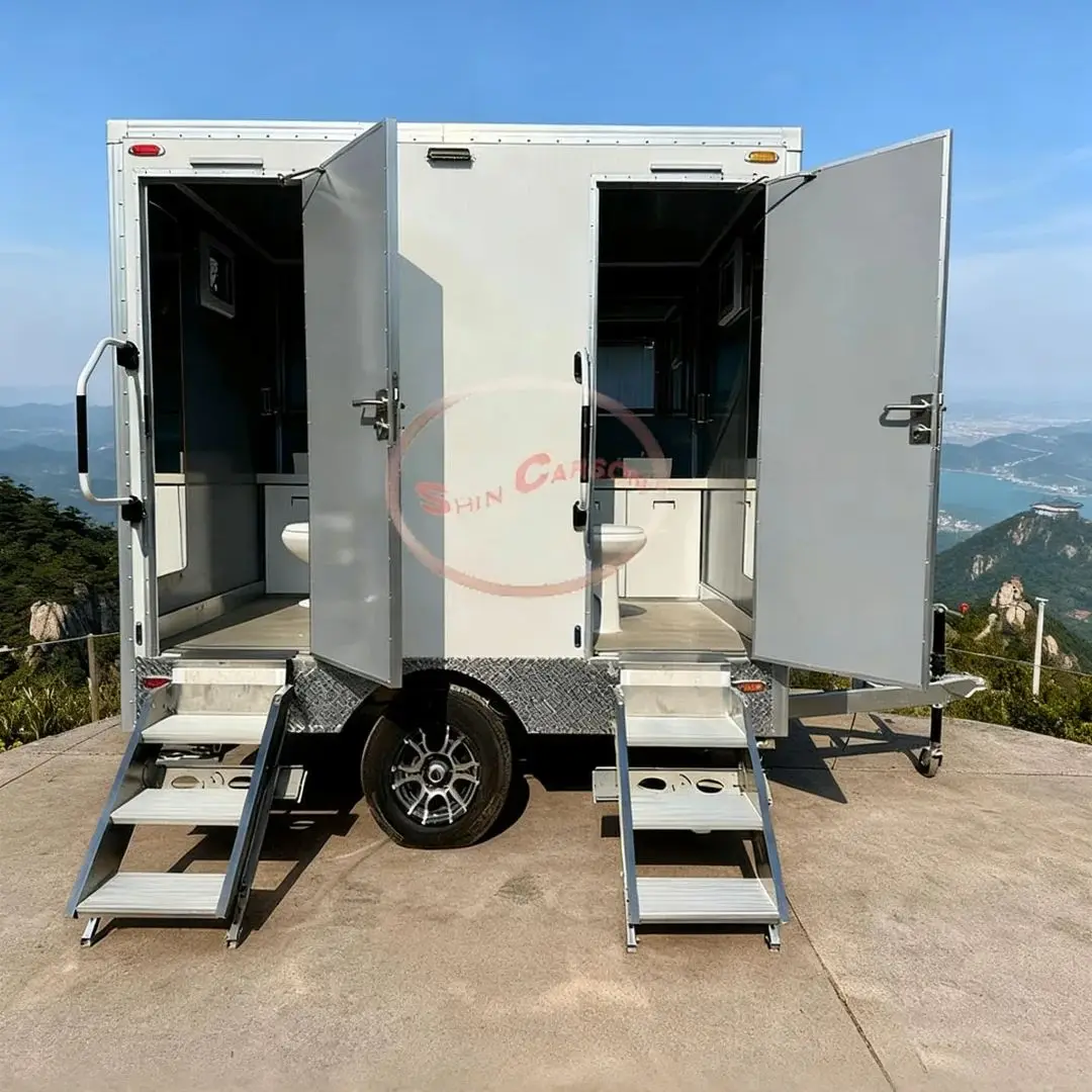 Portable Foldable Emergency Mobile Toilet for Hiking And Tourism Mountain Scenic Top Potty