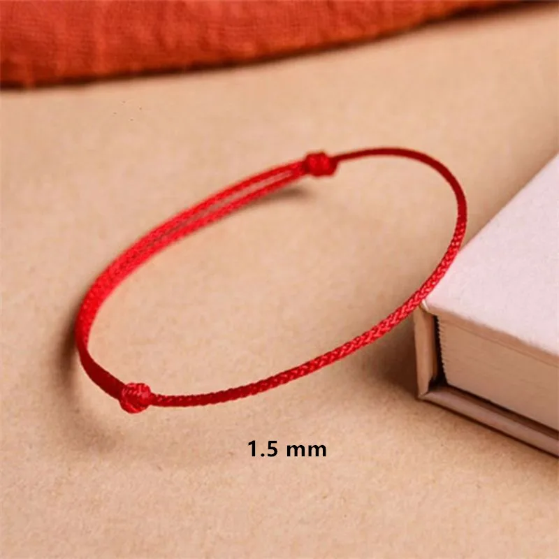 Handmade Red Lucky Knot Bracelet Rope Lucky Bangle Women Lovers\' DIY Best Friends Lucky Bracelet Size Adjust Drop Shipping