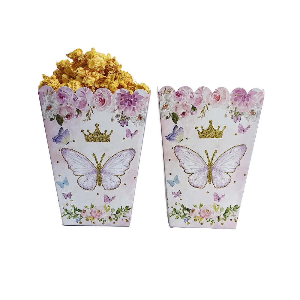 6/12/24/30 個蝶ポップコーンボックススナックボック - Wedding Supply.Box のレビューと価格