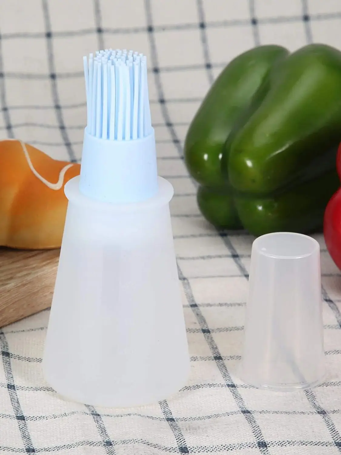 Bouteille d'huile en Silicone, brosse distributrice d'huile, bouteille de Barbecue, gril, brosses à huile, pâtisserie de cuisine, cuisson de Steak, outils ménagers, 1/2/3 pièces