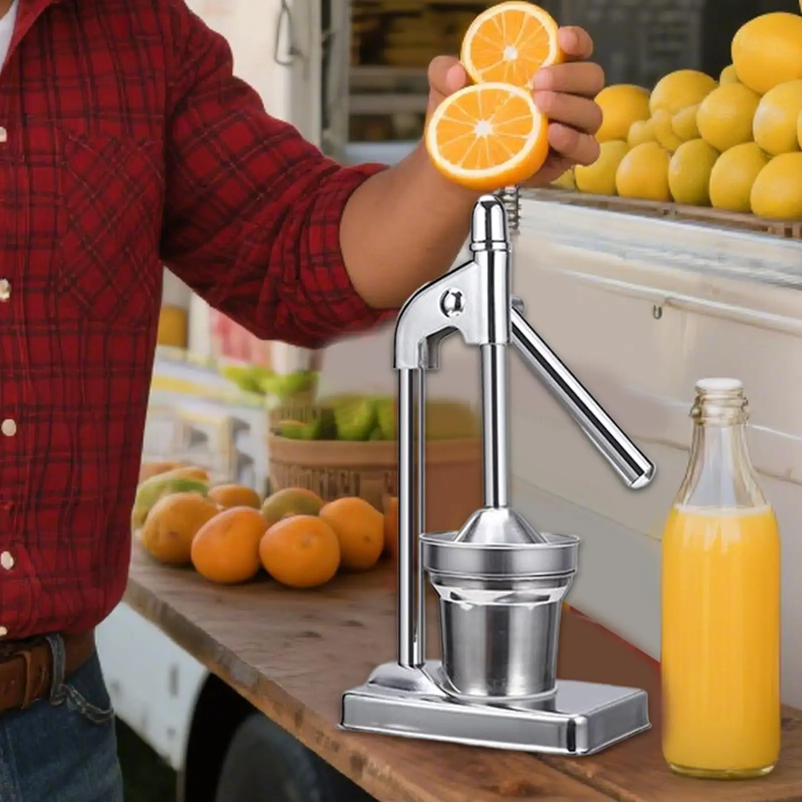 

Citrus Juicer Manual Lemon Juicer Squeezer Juice Extractor Citrus Press Stainless Steel Kitchen Tools for Home Restaurant Office