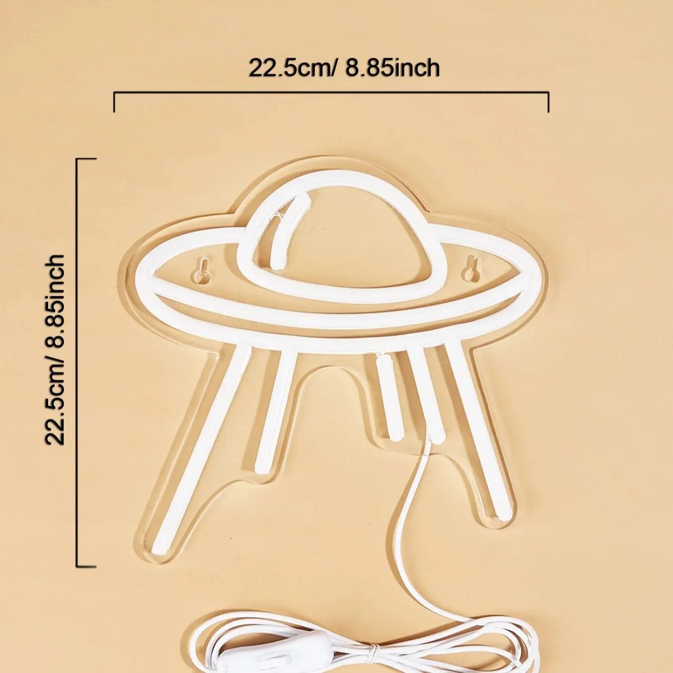 Chi-buy LED Neon UFO USB Powered Neon Signs Night Light Suitable for Bedroom, Wedding, Game room，gift