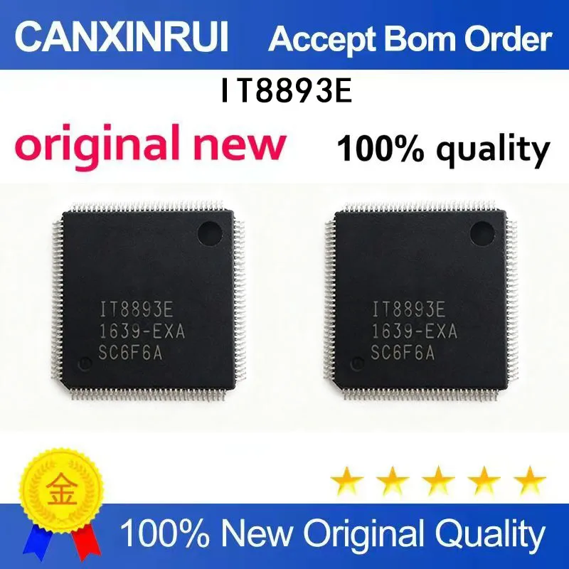 (5-100 Pieces) Brand new original IT8893E GXS IT8893E-GXS EXA QFP-128 spot chip