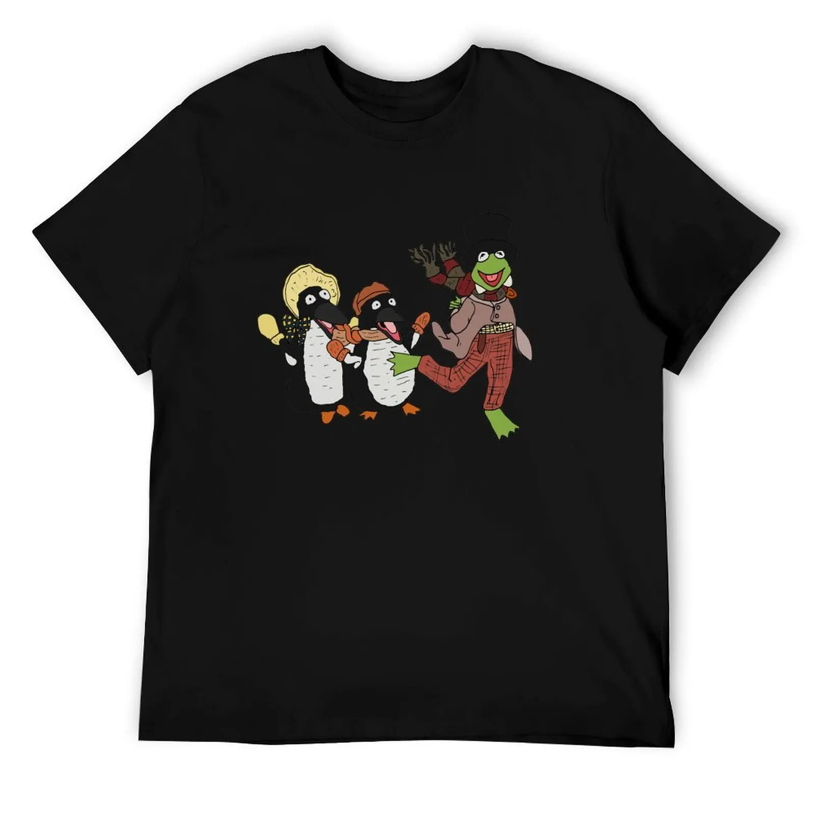 

A Muppet Christmas Carol - penguins' skating party T-Shirt t shirt man designer man graphic t shirt t shirt custom print T-Shirt