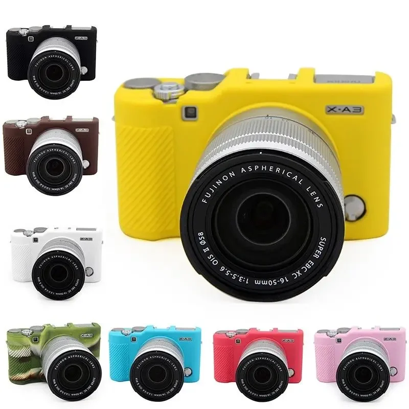 Funda protectora de silicona suave para cámara DSLR Fujifilm XA3/XA5/XA10/XA20, nueva bolsa Fujifilm, bolsas para fotos para cámara