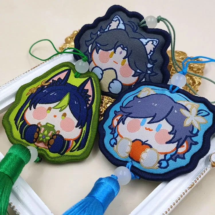 Genshin Impact Tartaglia Kazuh – Embroidery Xmas Ornaments Bewertung und Preis