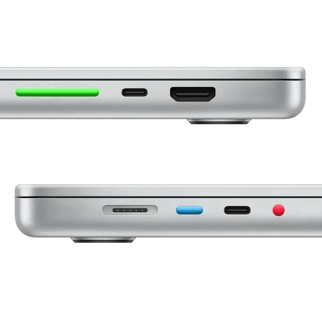 7 szt. Osłona wtyczki przeciwpyłowej zestaw kubków z wtyczką brudu dla MacBook Pro 14/16 cali Air M3 M2 M1 A2779/A2442/A2780/A2485/A3113/A3114/A2681/A2941