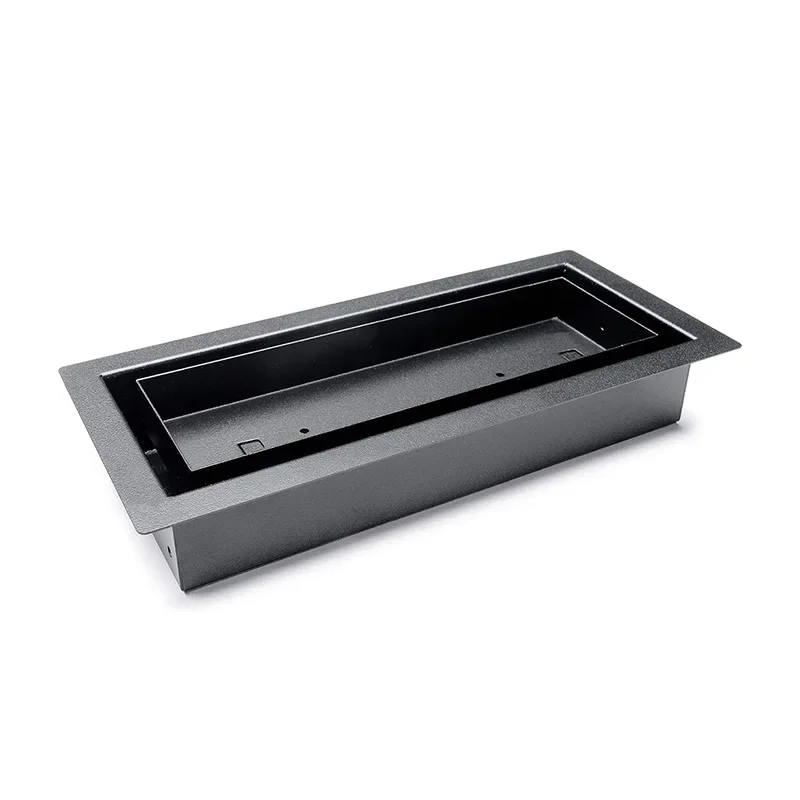 

Modern Recessed Floor Register Heavy Duty Steel Vents for Office AC Heating Black Building Supplies