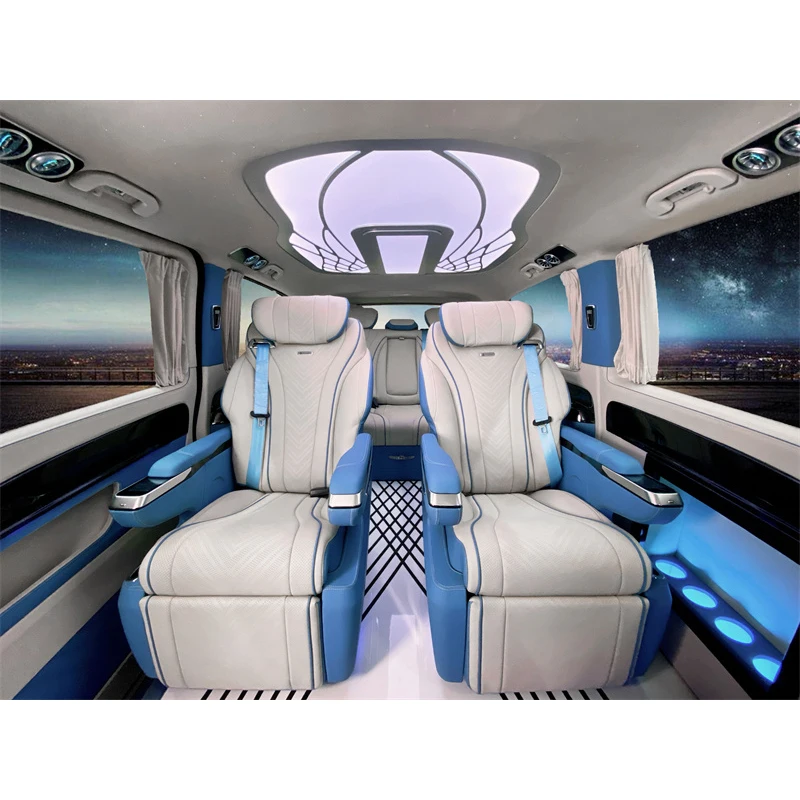Car Upholstery Seat Covers Full Set Luxury Car Seat for Benz Viano
