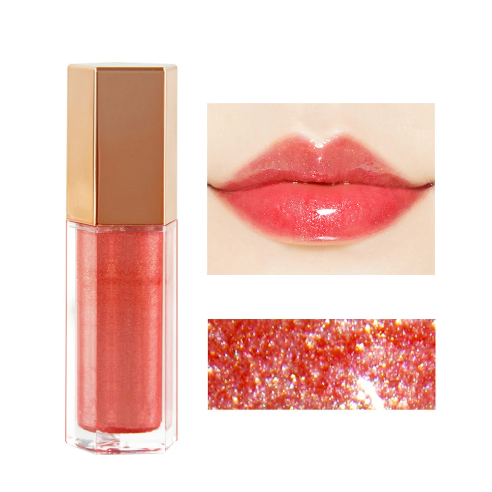 Speciale Prijs Make-Up Explosief Vochtig Parelmoer Glitter Lipgloss Lipvlek Fabriek Directe Verkoop Hydraterende Hydraterende Liqu