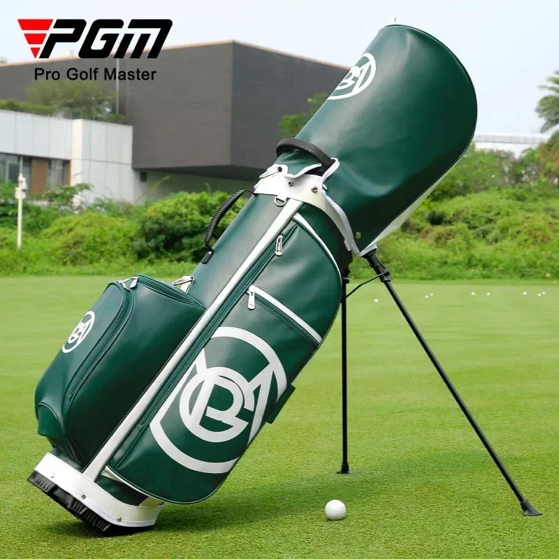 PGM 2024 Large Capacity Stand Carry Clubs with Bracket Rack Bags Woman Lightweight Waterproof Portable Golf Bag QB128