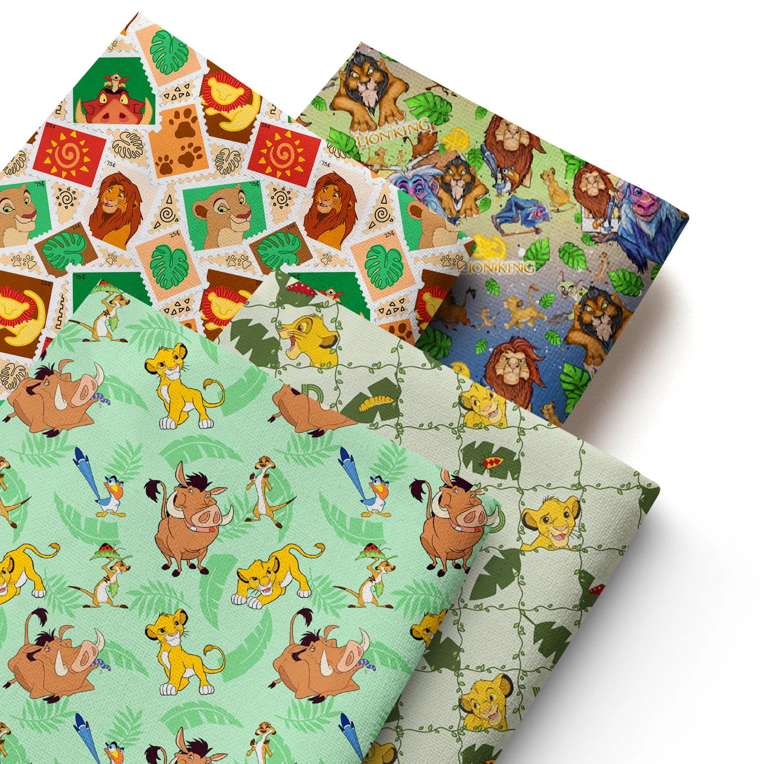 BEAST KINGDOM Lion King Pre-Cut Fabric Crafting Material For Quilting, DIY Crafts Handmade Accessories Sewing Shoice,1Yc75630
