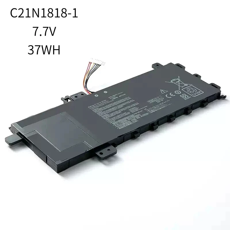Batería para portátil C21N1818-1 37/32Wh para Asus VivoBook 14 X412 X409FA VivoBook 15 F512 X512 S512 A512 K512 R564 Series