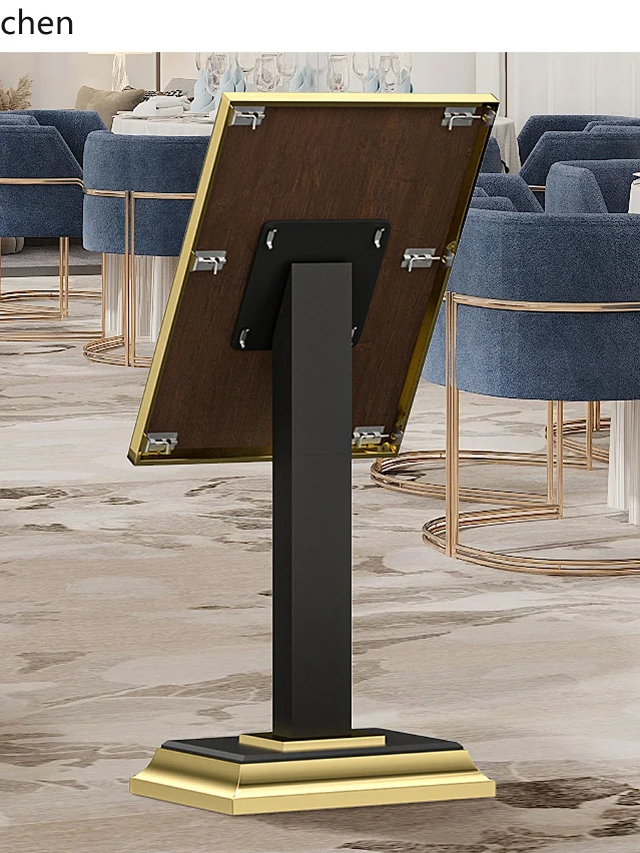 Hotel Entrance Display Sign Hallway Indicator Titanium Guide Sign Welcome
