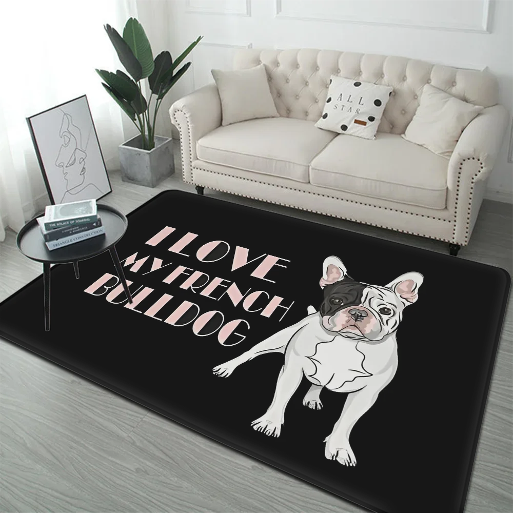 French Bulldog Floor Mat Bath Mat Nordic Style Home Doormat Bathroom-Toilet Mats Bedroom Welcome Doormat
