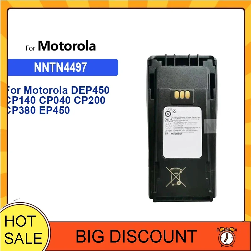 Battery HNN9009A HNN9010A HNN9013 HNN9008A 1800mAh-2200mAh For MOTOROLA P020 GP140 GP338 GP320 GP328 GP340 GP380 DEP450 CP140