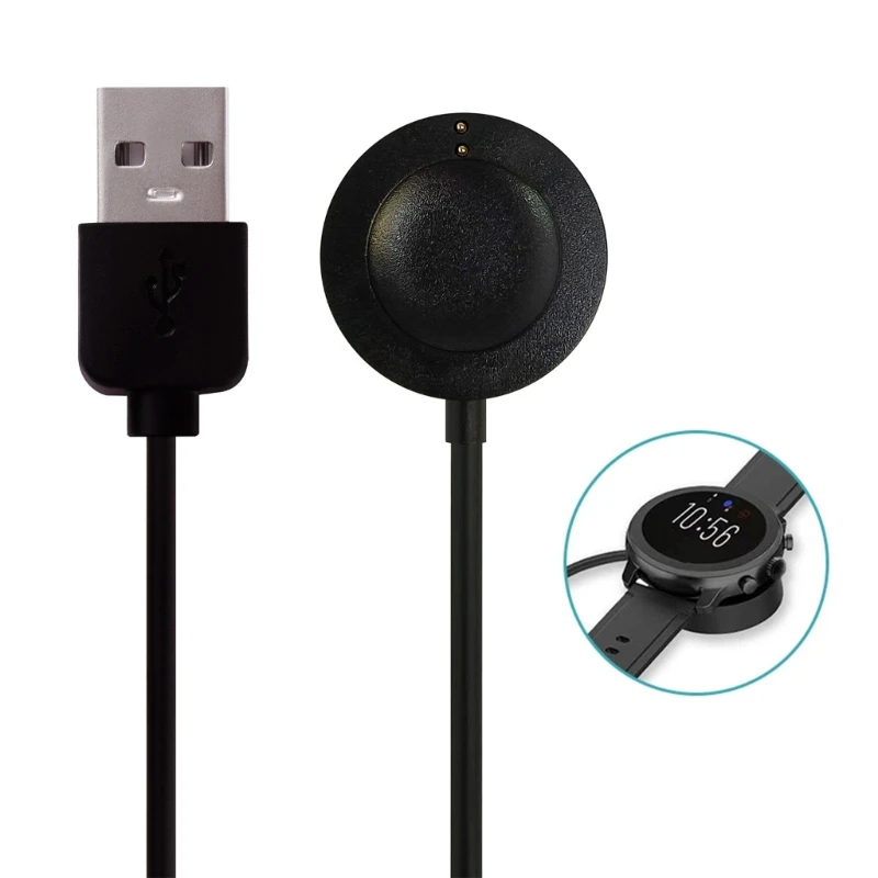 Efficient Smartwatch Charging Cable Wire with Magnetic Attachment Suitable For Fossil Gen 6 5 4, Easy Carry, Quick Energy Boost