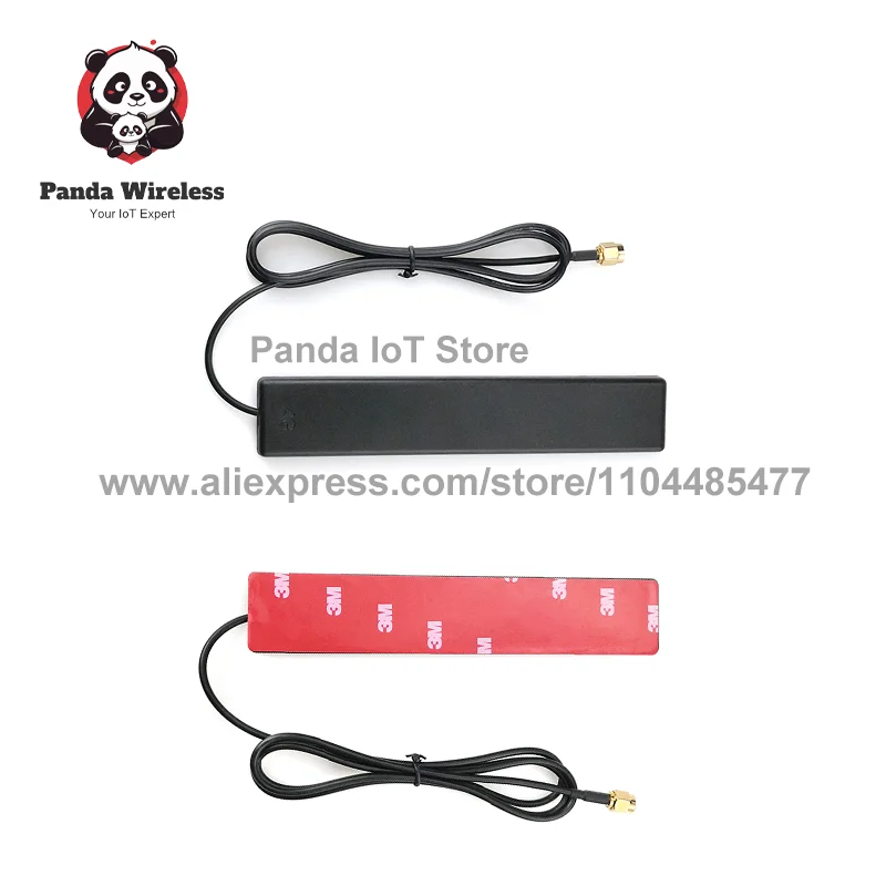 Patch Antenna Plastic Black SMA-J 0.5m/1m/2m/3m sensitive HIGH 4G frequency band Interface Full Direction Radiation pattern