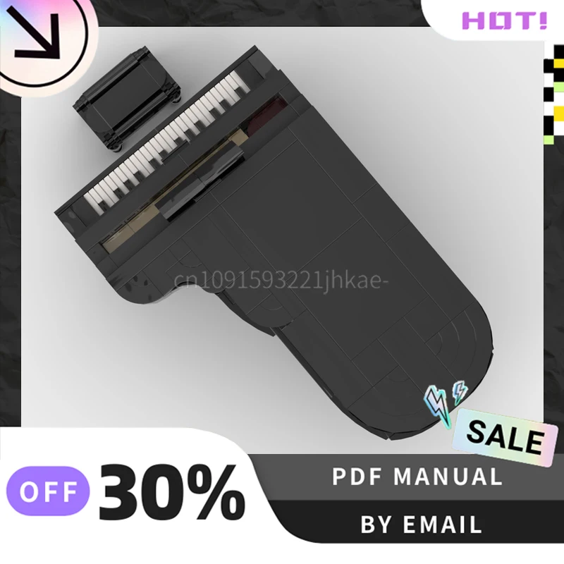 [501PCS] 맞춤형 MOC 콘서트 그랜드 피아노 크리 에이 티브 빌딩 블록 세트 STEM 교육 장난감 건설 모델 키트 생일