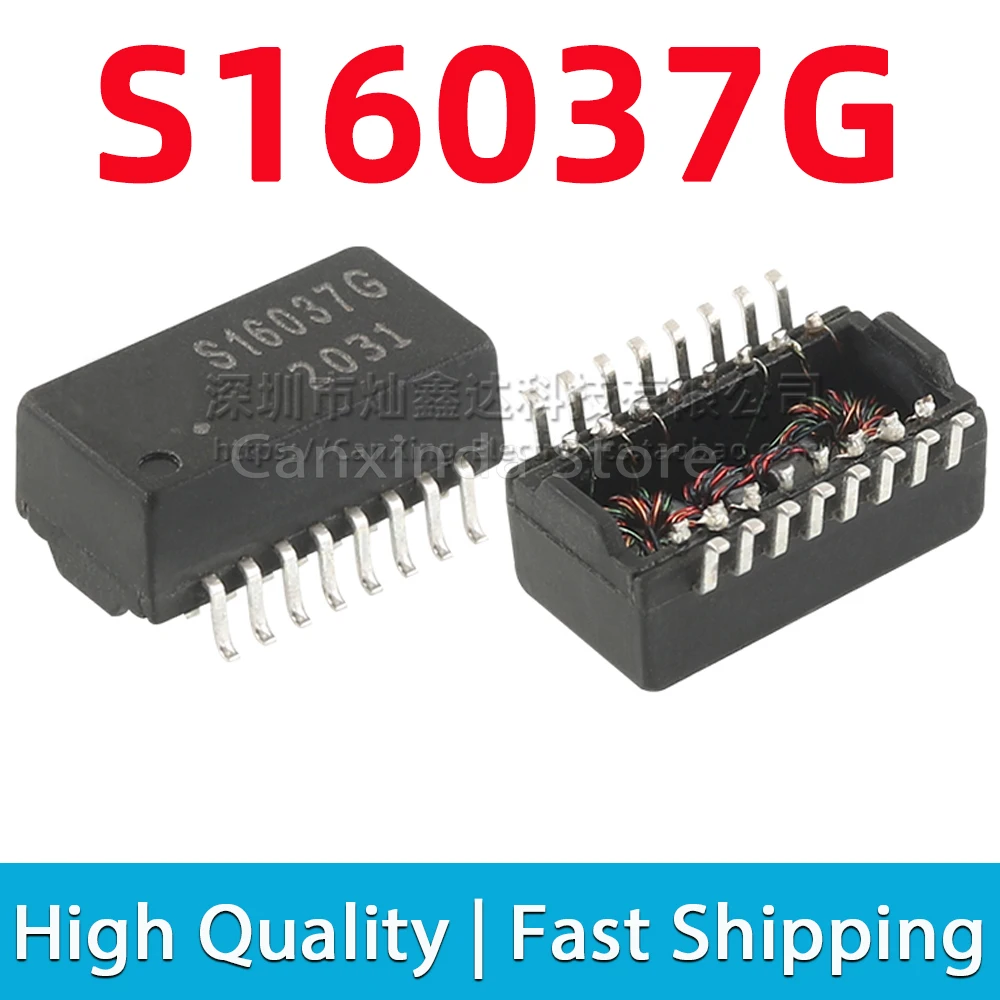 

5pcs S16037G SOP16 S16037 SMD Network Transforme 100 Base-t Ethernet Isolation Transformer Isolated Magnetic Filter Module