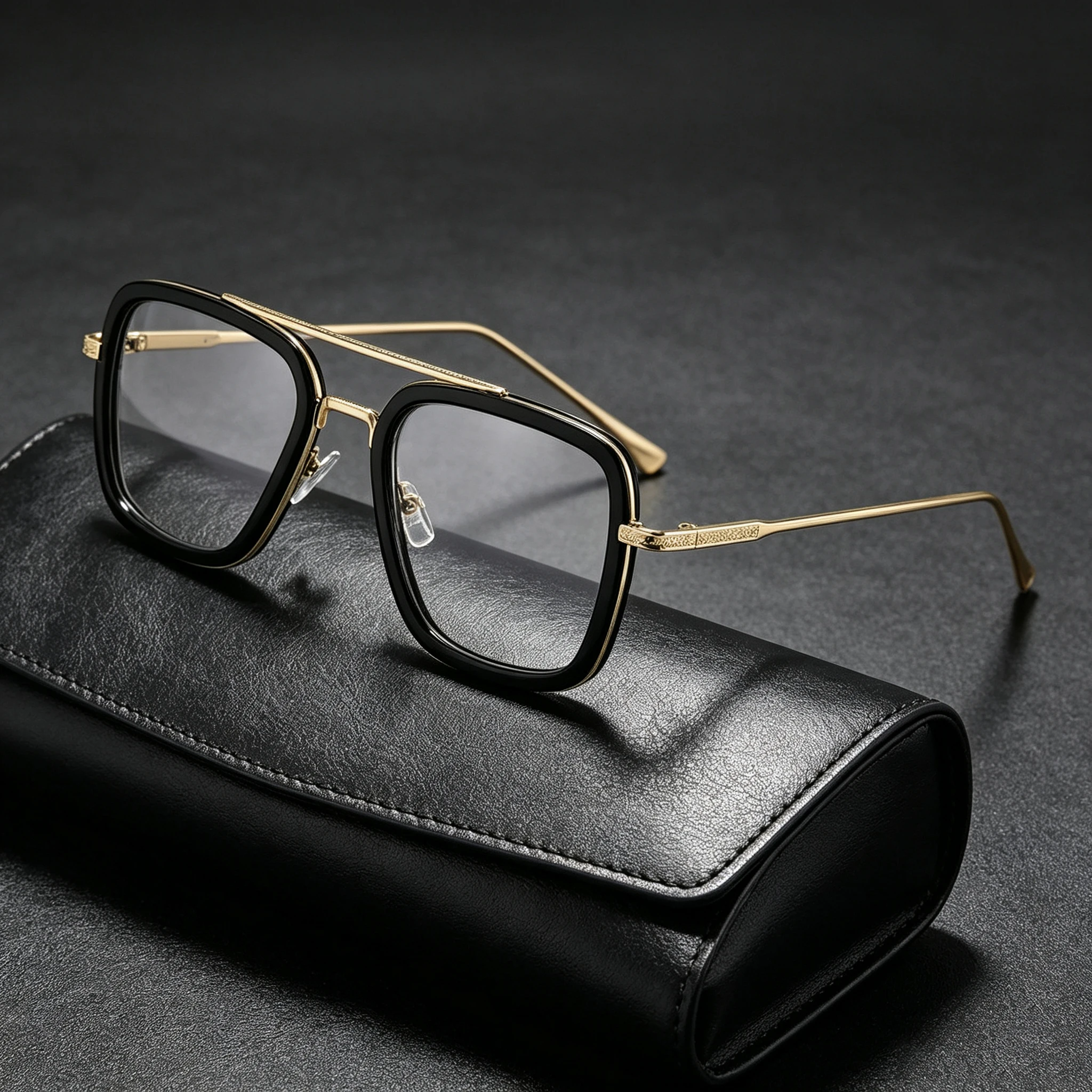 Gaming Glasses Blue - 남성용 및 여성용 사각형 안경, 블루라이트