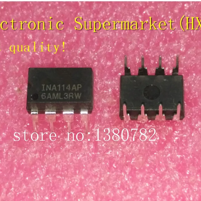 

Free Shipping 2pcs-10pcs/lots INA114AP INA114 DIP-8 New original IC In stock!