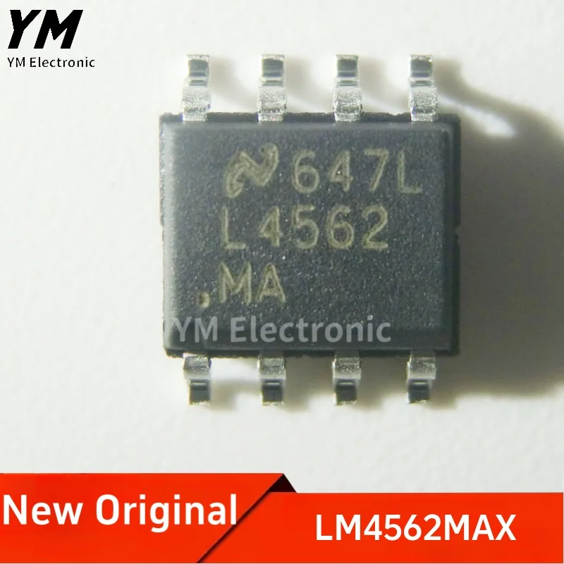 New Original LM4562MAX LM4562 L4562 SOP8 High fidelity audio dual operational amplifier