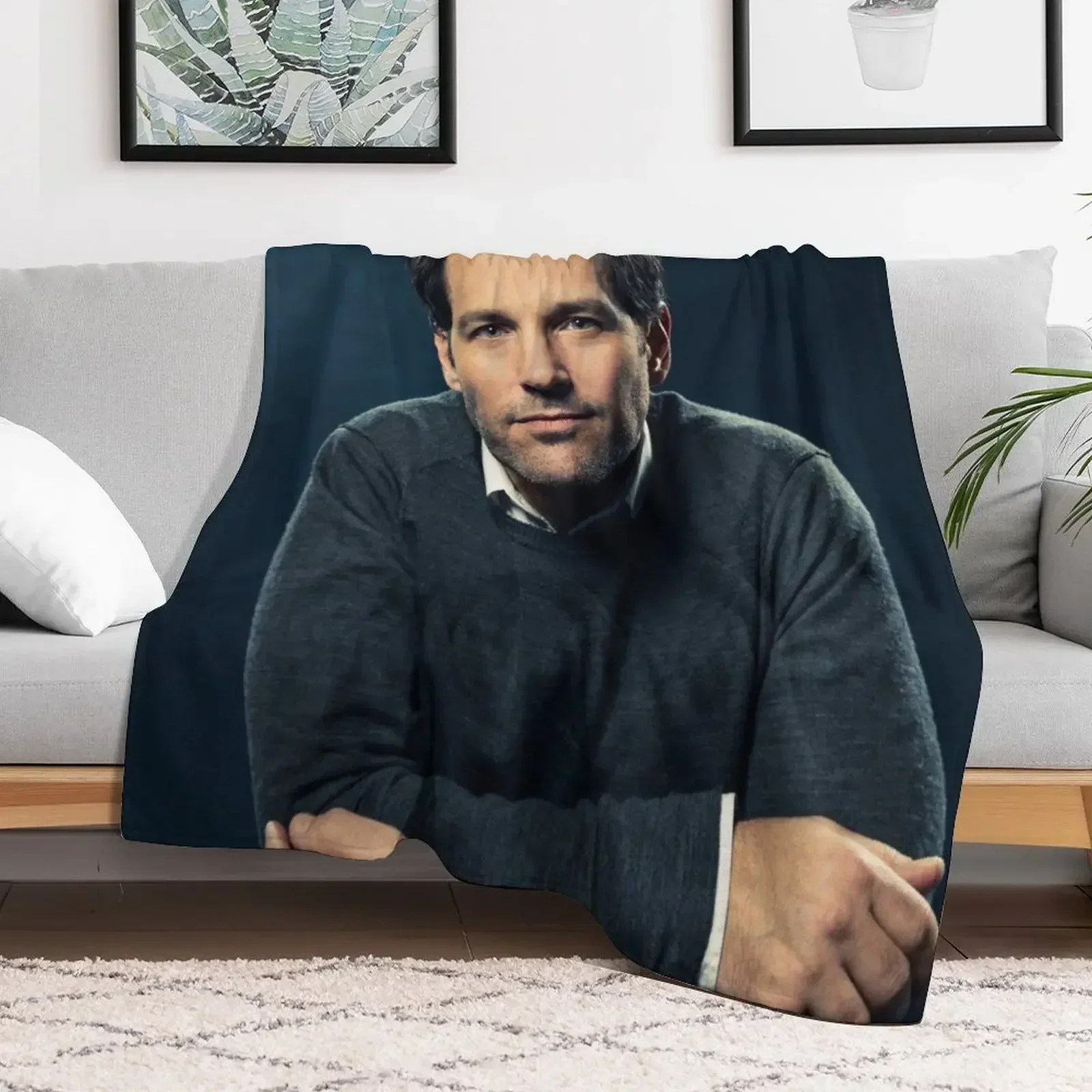 

Paul Rudd Throw Blanket Summer Decorative Sofas Blankets Blankets Sofas Of Decoration cosplay anime Baby halloween Blankets