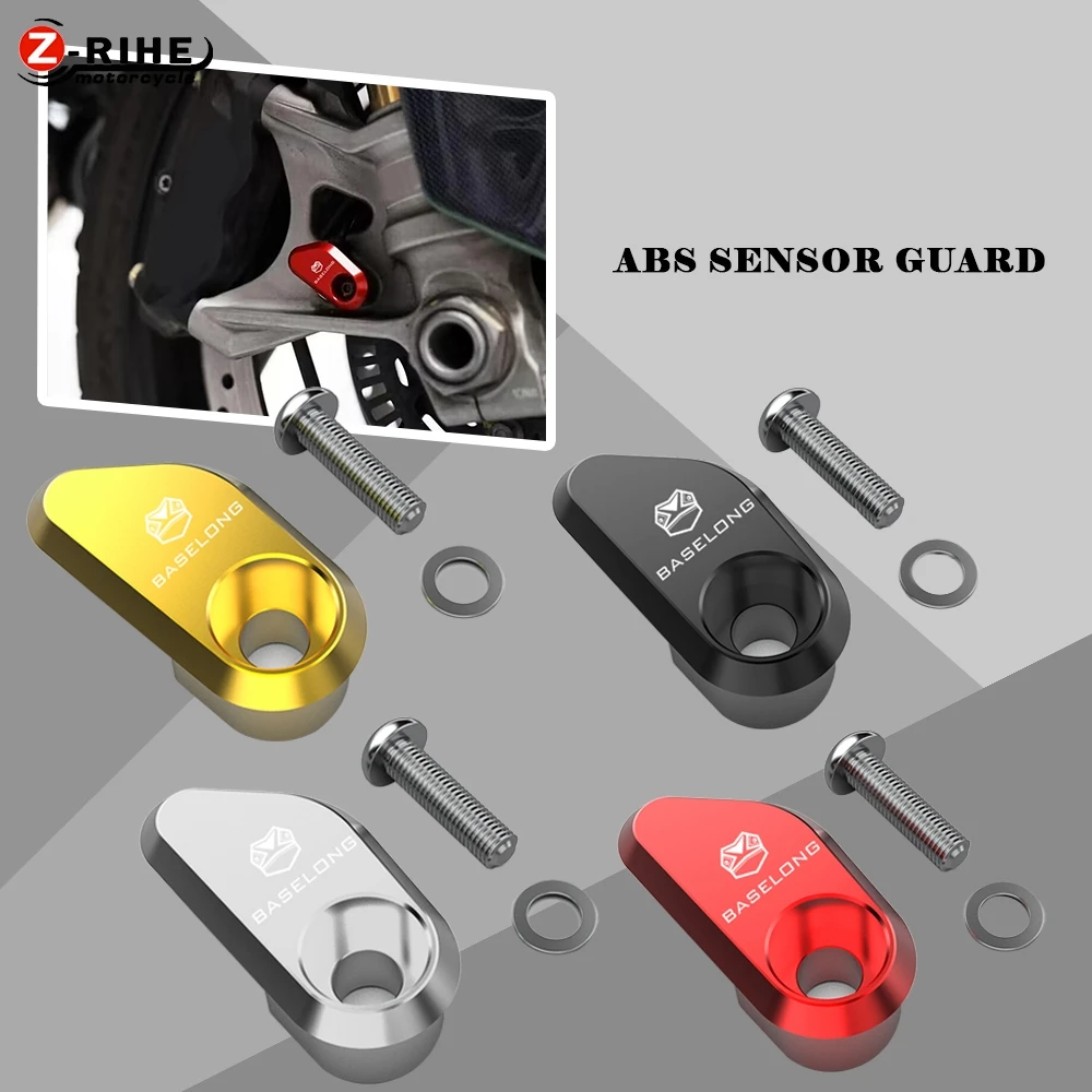 

For Moto Guzzi V100 Mandello /S 2022-2024 2025 Motorcycle Front ABS Sensor Covers Guard Protector V100 Mandello Aviazione Navale