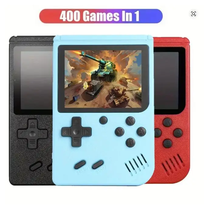 2.4 Inch LCD Screen Retro Video Game Console Built-in 400 In Handheld Portable Pocket Mini Game Console Christmas Gift Christmas