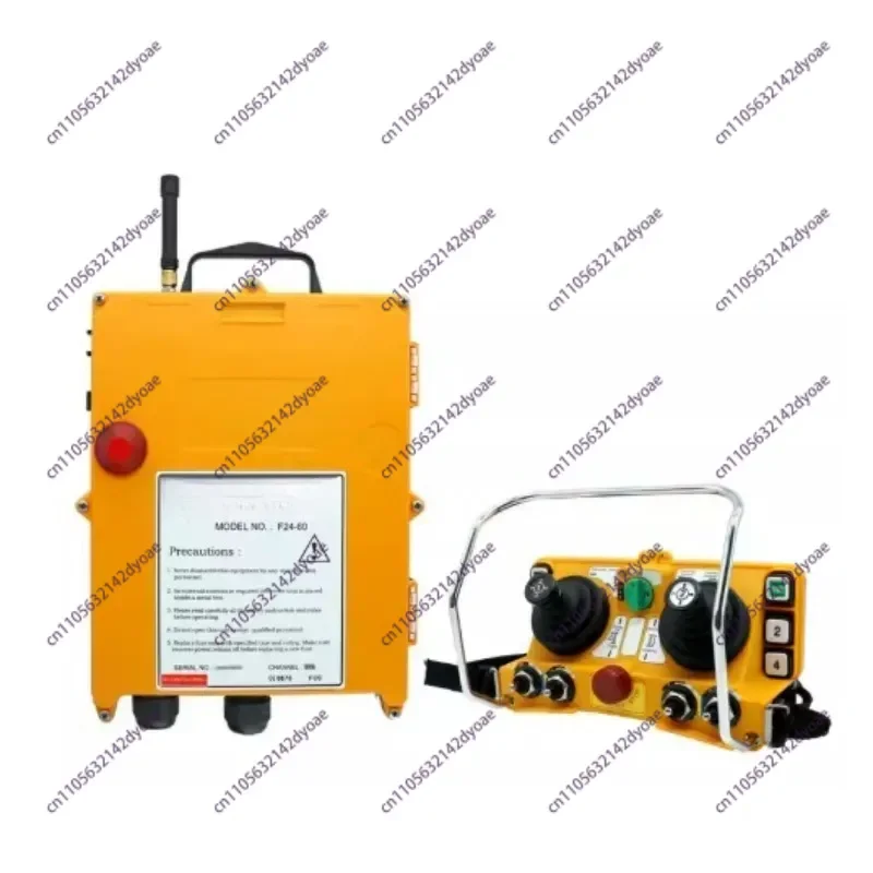 380V F24-60 Wireless Industrial Remote Controller Switches Hoist Radio Control Crane Switch Rocker 5 Speed