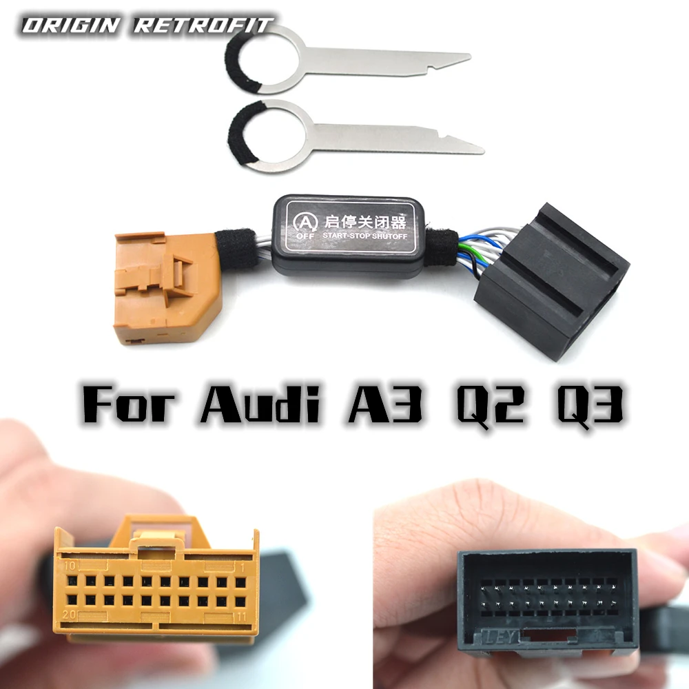 Auto Engine Start Stop Eliminator Disabled Cable harness adatpter for Audi TT A3 A4 A6 A7 Q2 Q3 Q5 Q7 Q8