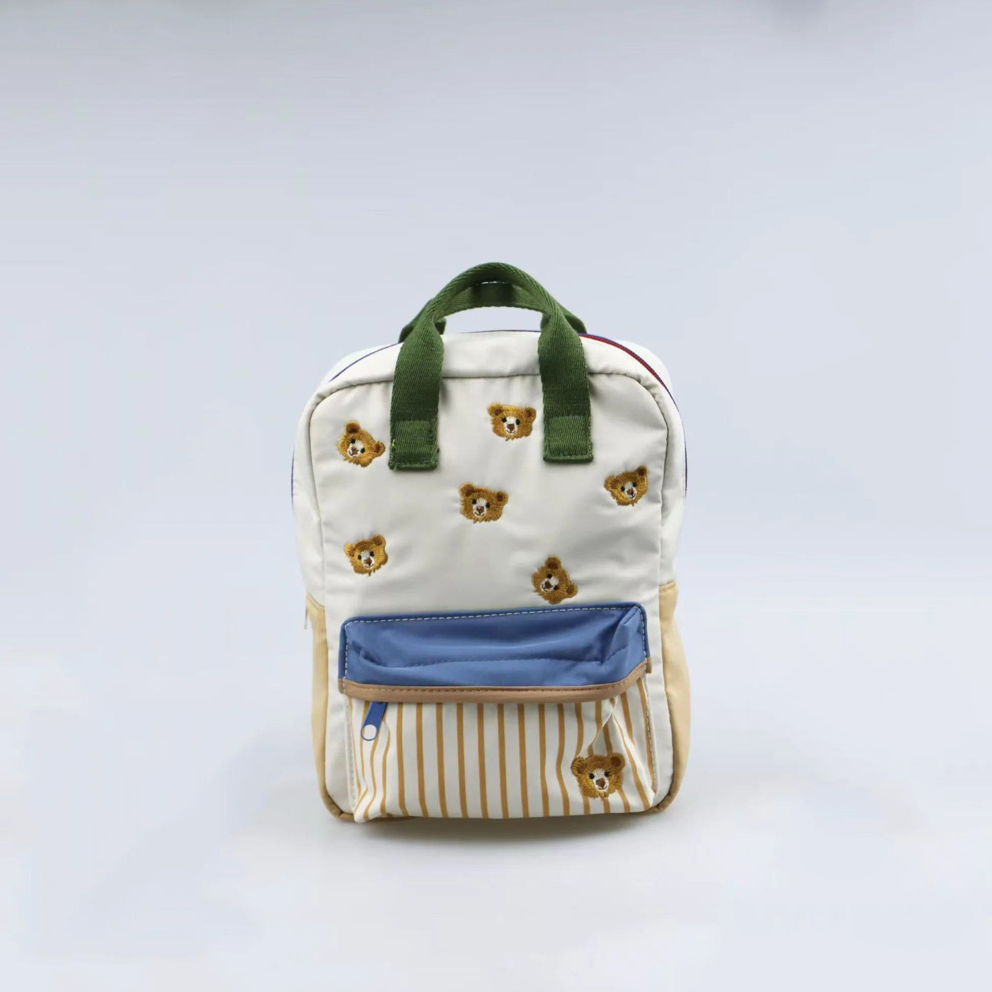 2026年カートゥーンベア刺繍キッズバックパック女の子男の子バックパック子供用スクールバッグ幼稚園児用バックパック