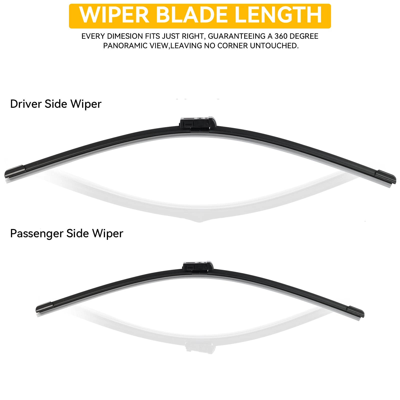 Suitable for Hyundai Santa Fe 2018-2023 12-inch rear window wiper rear wiper blade