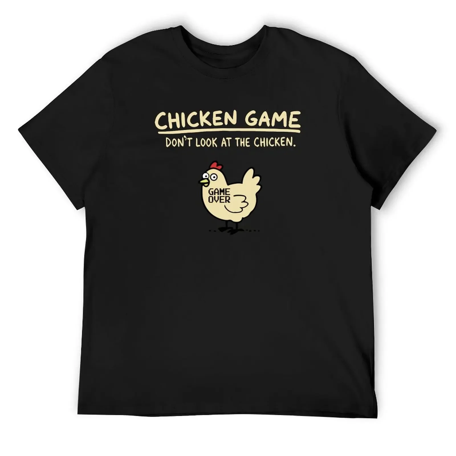 Chicken game T-Shirt plus size tops quick-drying oversized t shirt men