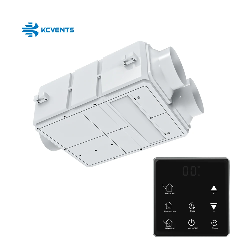 وحدة الضغط الإيجابية لتنقية الهواء بنظام الهواء النقي مع وحدة تحكم ذكية لفلتر الهواء Hepa للمنزل