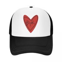 BTR In My Heart Big Time Rush Printing Mesh Baseball Cap For Women Men Adult Peaked Caps New Trend Sunscreen Hat
