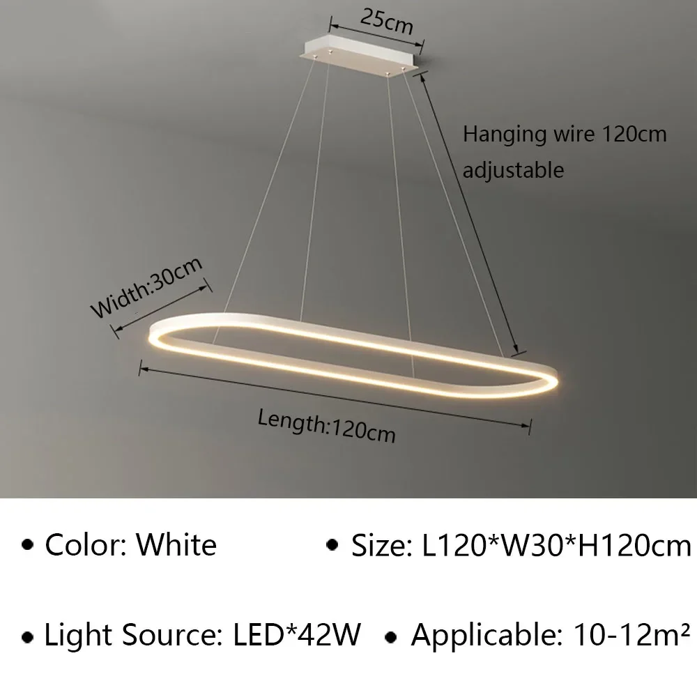 DINDALLED moderne LED-hanglamp voor woonkamer eetkamer slaapkamer restaurant ophanging kroonluchter binnenverlichtingsarmaturen