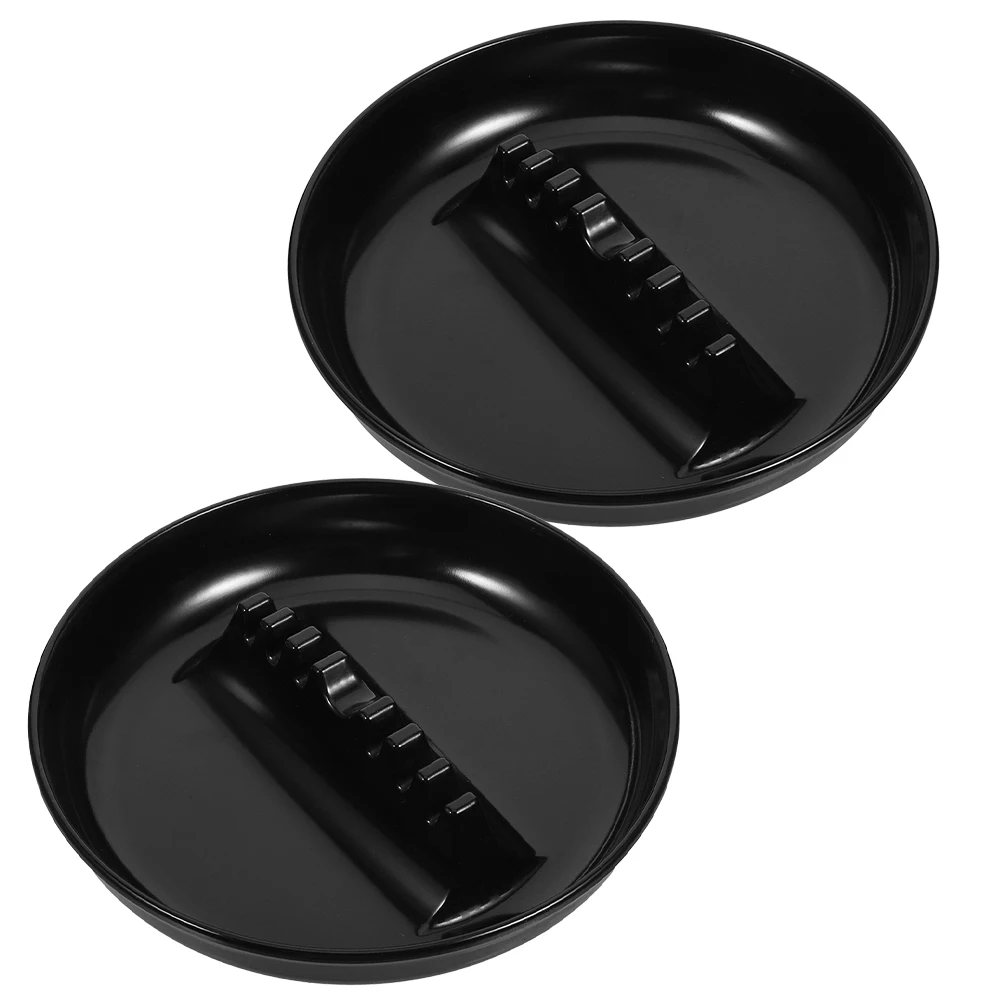 

2 Pcs Ash Trays for Smokers Aluminum Alloy Ashtray Automotive Ashtrays Metal Cars