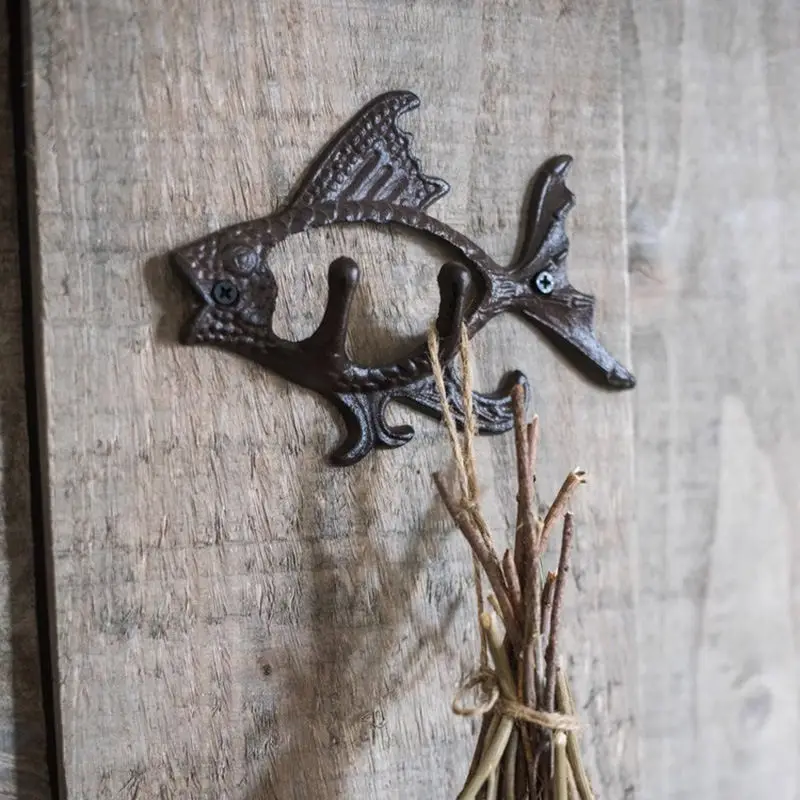 

Most Comprehensive & Recommended: Cast Iron Wall Hook - Decorative American-Style Garden & Outdoor Ornament Key Hanger