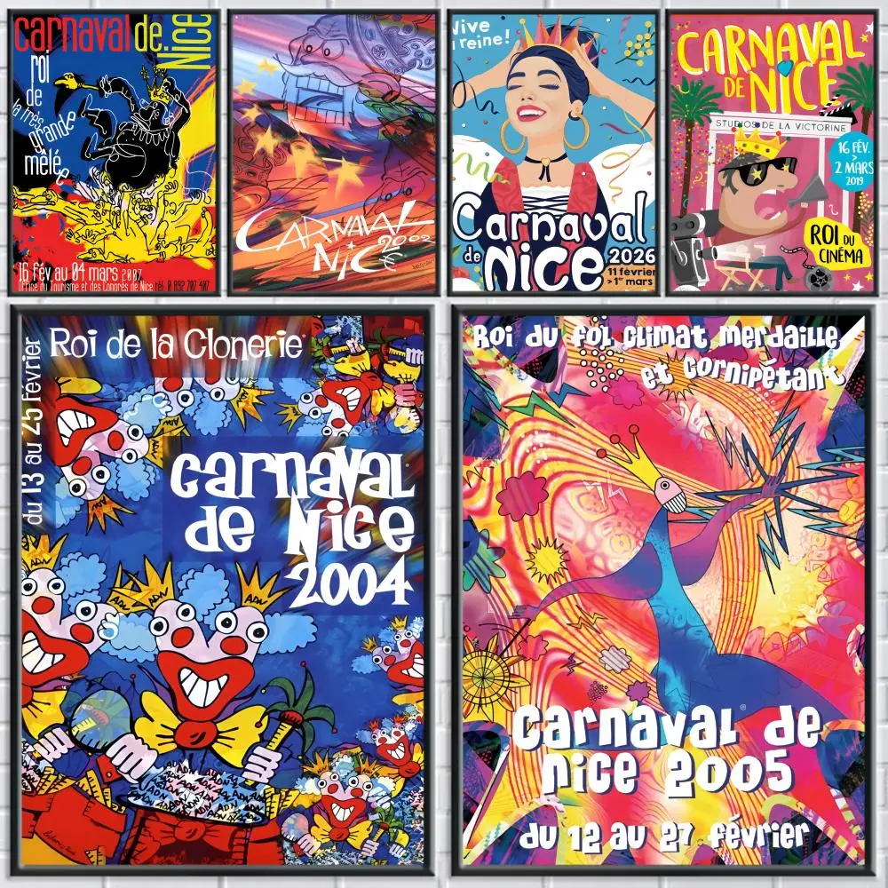 

Nice Carnival Festival Poster Trendy Wall Art Good Sticker Printed on PP Paper for Living Room Office Bar Decoration Best Gift