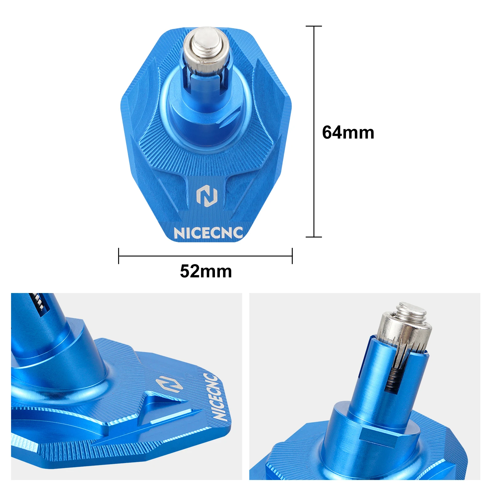 Für Husqvarna TE300 TE 300i FE250 FE350 FE450 501 TX300 2014-2023 Ständer Seitenständer Pad Verlängerung für GasGas EC 300 – Detail 2