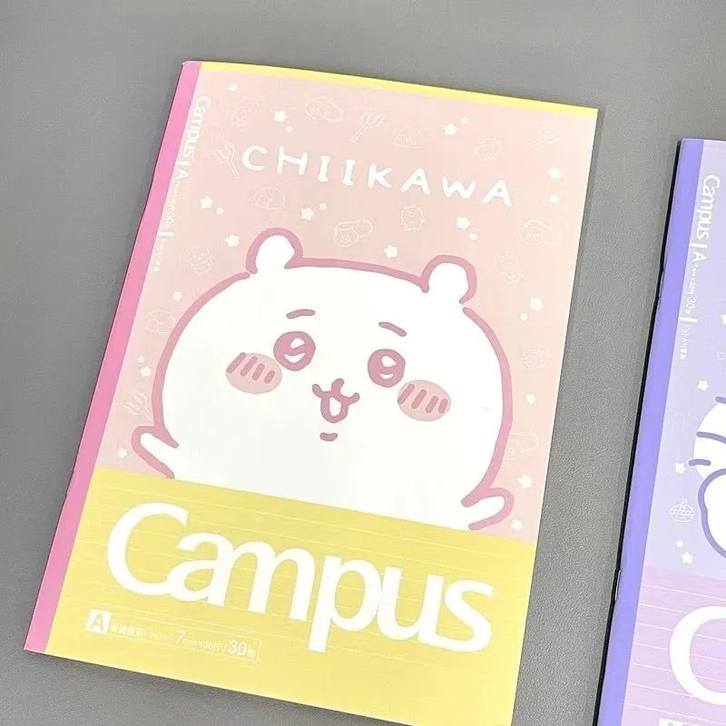 New Chiikawa Hachiware Usagi Anime Peripheral Cartoon Cute Print Notepad Student High-Looking Handbook Holiday Gift Wholesale