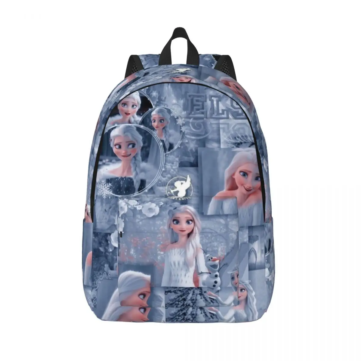 

Frozen Princess Fashion Backpack Sports High School Business Daypack for Men Women College Canvas Bags
