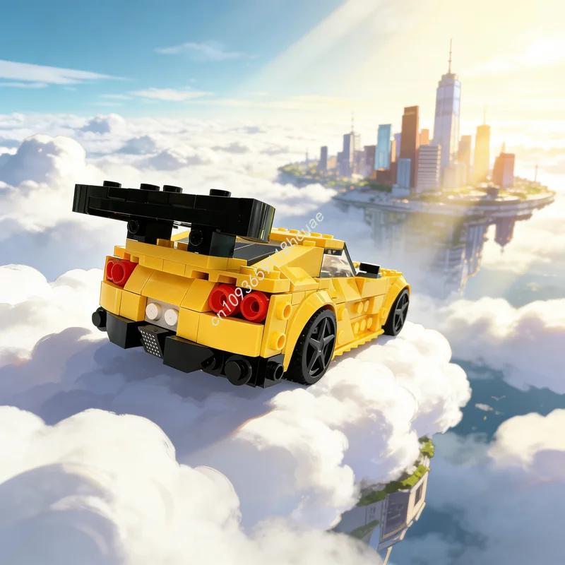 

253pcs MOC Mansory Stallone Alt City Champions Model Building Blocks Assemble DIY Christmas Gifts Toy Construction Creative Idea