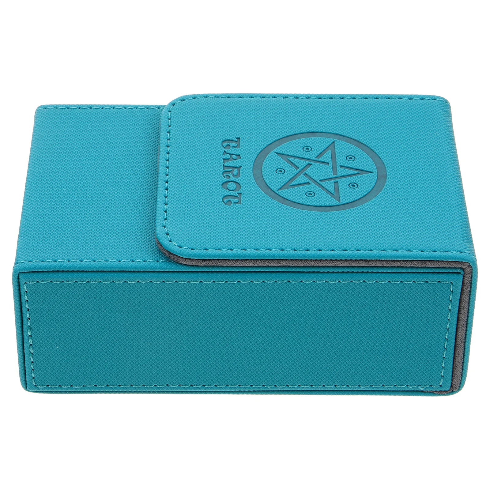 

Portable Tarot Cards Box T255 Purple PU Magnetic Closure Storage Container for Card Organizer 10x7x2cm Size