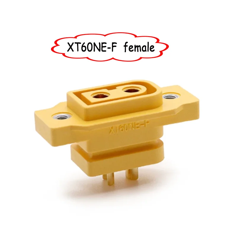 1PCS Fixing male and female plugs, gold-plated 30A high-current model aircraft electric adjustable charging power connector